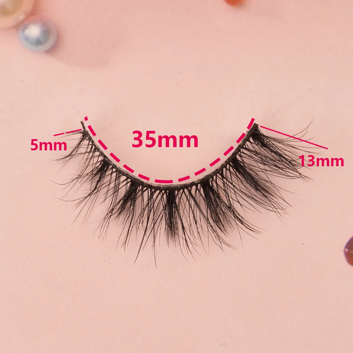 Popular Flat False Eyelashes 7 Pairs Of Eyelashes Eye Tail Lengthened Natural Fluffy Eyelashes  Wholesale display picture 10