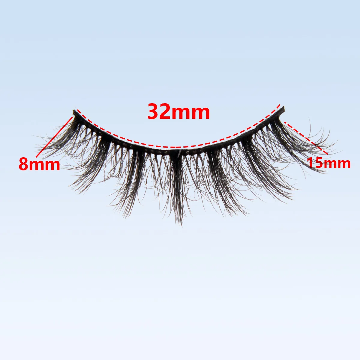 Popular Flat False Eyelashes 7 Pairs Of Eyelashes Eye Tail Lengthened Natural Fluffy Eyelashes  Wholesale display picture 20