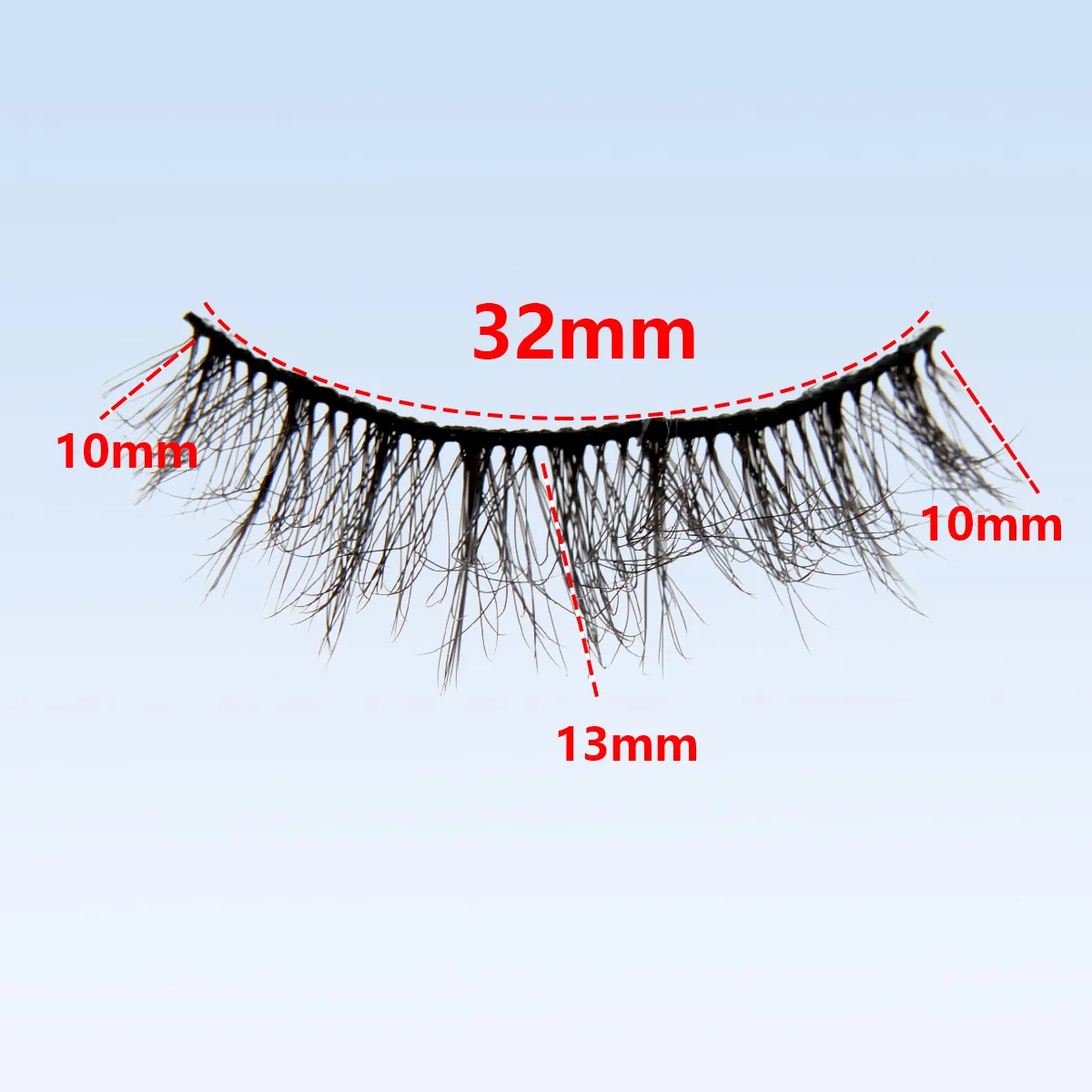 Popular Flat False Eyelashes 7 Pairs Of Eyelashes Eye Tail Lengthened Natural Fluffy Eyelashes  Wholesale display picture 25
