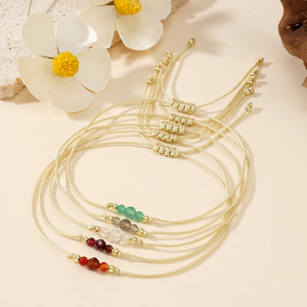 Bohemian Geometric Semi-precious Stone Copper Wholesale Bracelets display picture 3