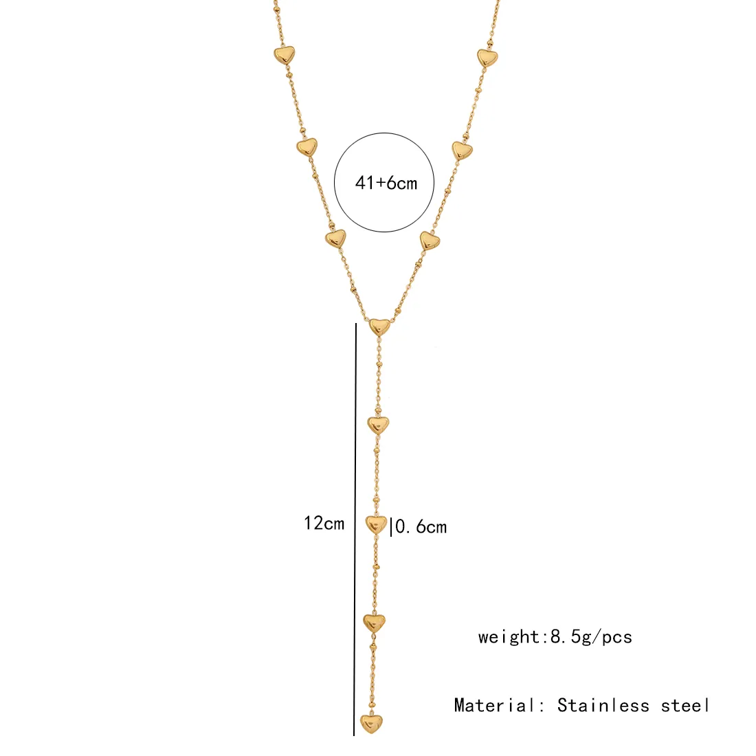 Wholesale Jewelry Commute Flower Butterfly 304 Stainless Steel Turquoise 18K Gold Plated Necklace display picture 6