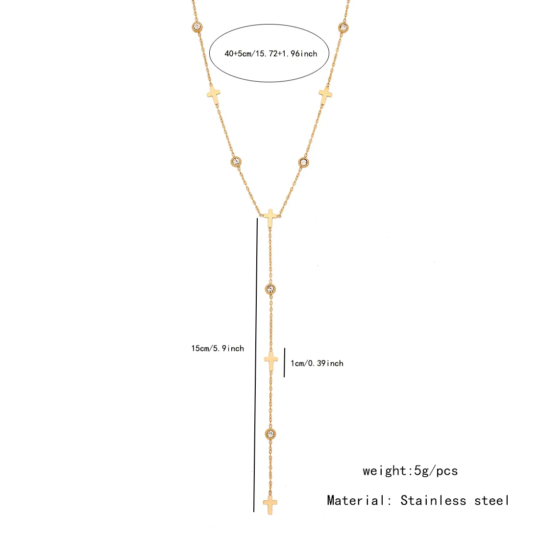 Wholesale Jewelry Commute Flower Butterfly 304 Stainless Steel Turquoise 18K Gold Plated Necklace display picture 1