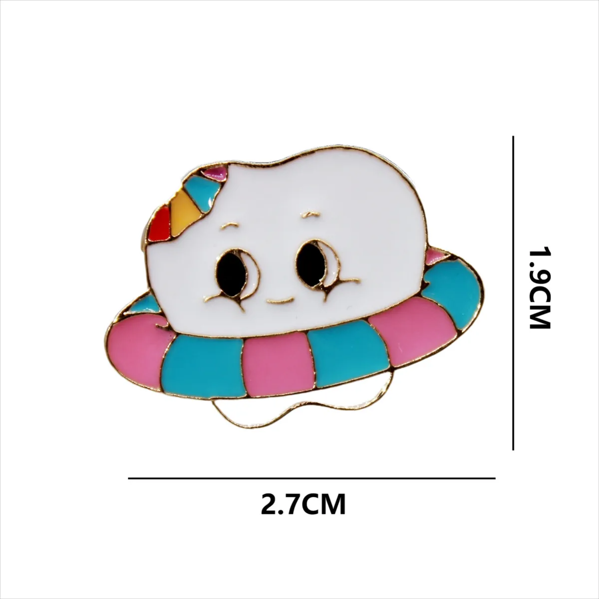 Cartoon Creative New Tooth Brooch Cute Smile Face Tooth Toothbrush Care Tooth Badge Personalized Accessories display picture 6