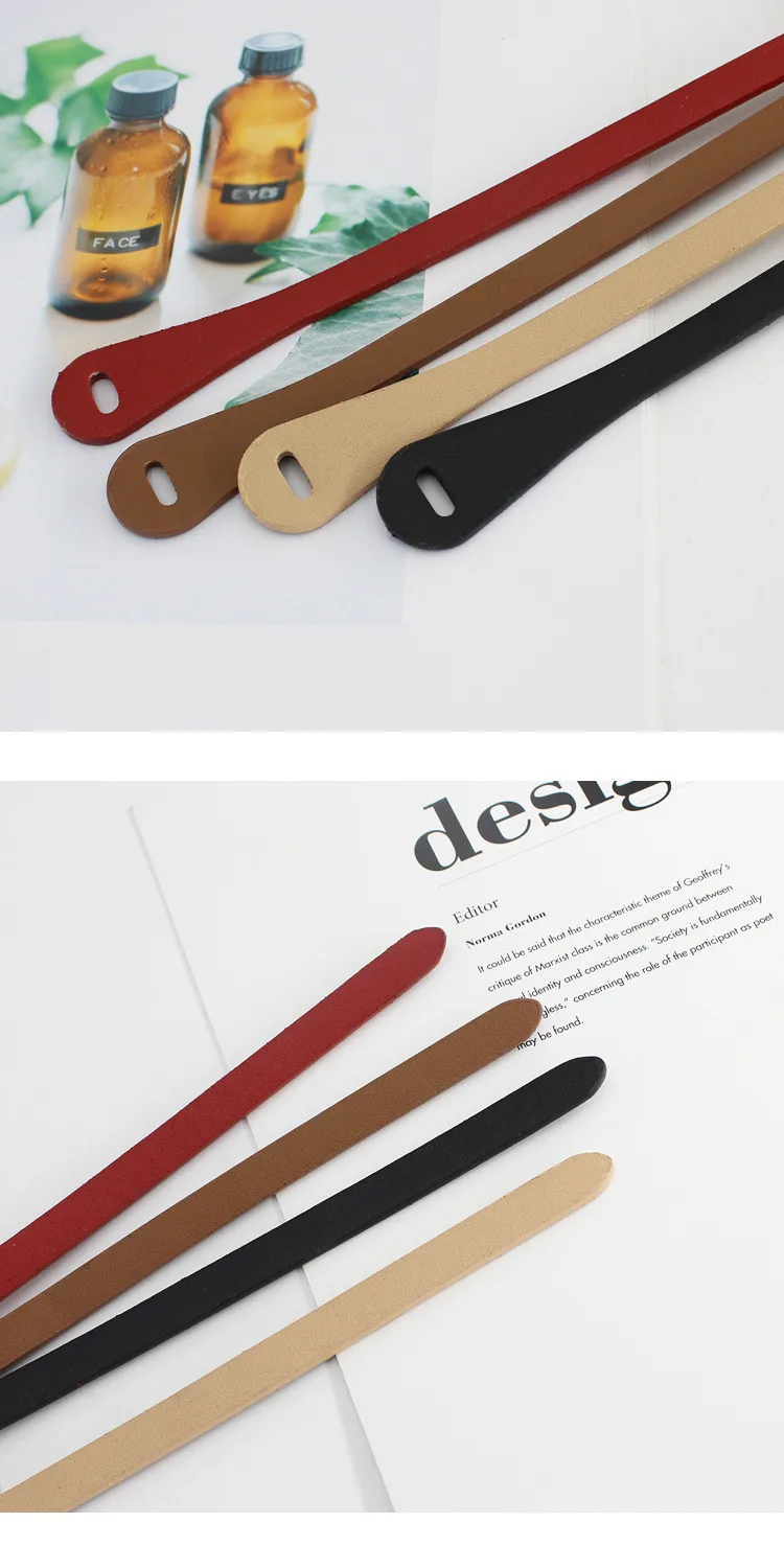 Decorative Knotted Belt Ladies Korean Version With Dress Pu Belt Thin Retro  Wind Narrow Strap A Generation Of Hair display picture 1