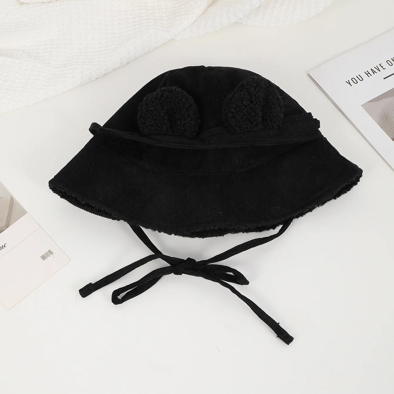 Unisex Casual Cute Simple Style Solid Color Wide Eaves Bucket Hat display picture 3