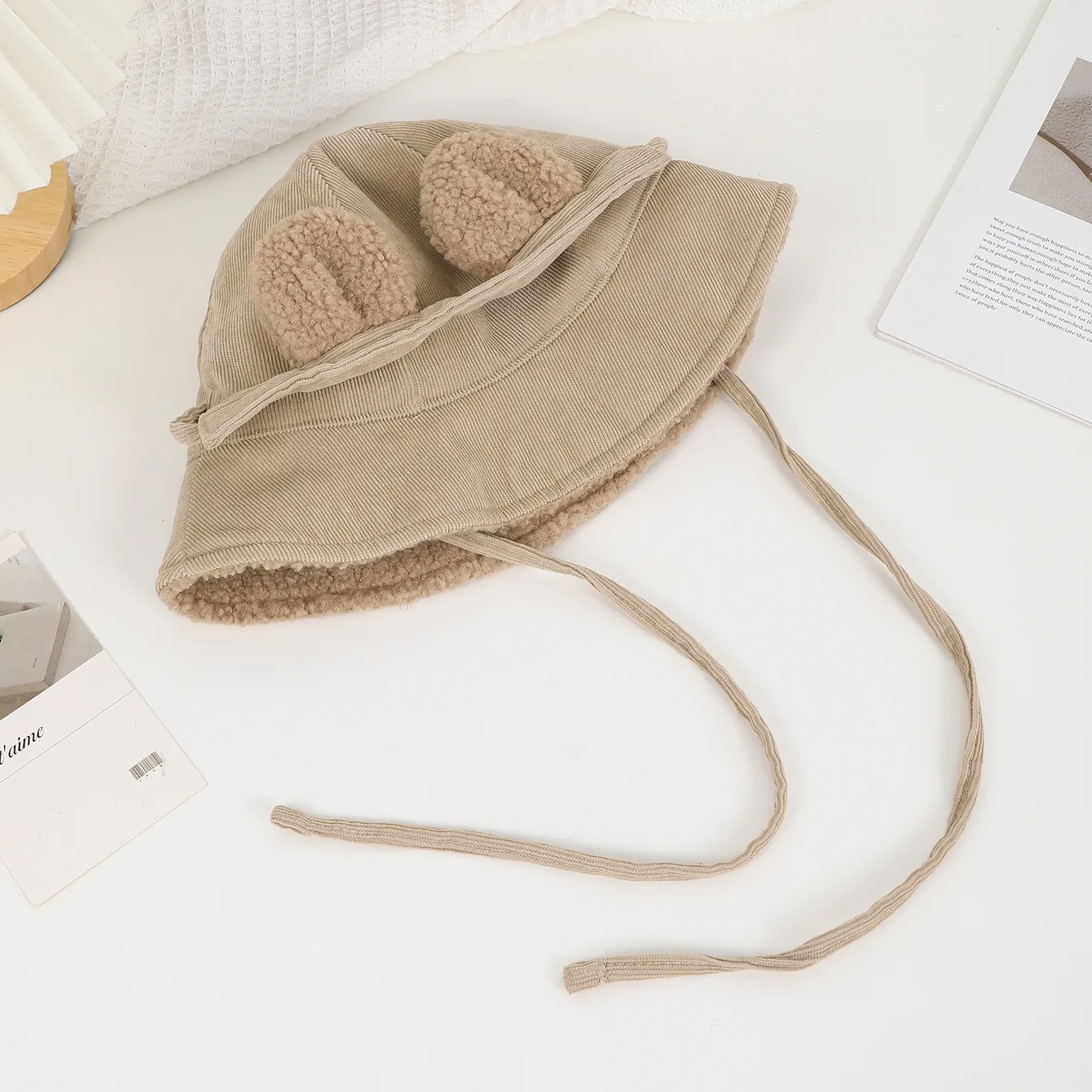 Unisex Casual Cute Simple Style Solid Color Wide Eaves Bucket Hat display picture 9