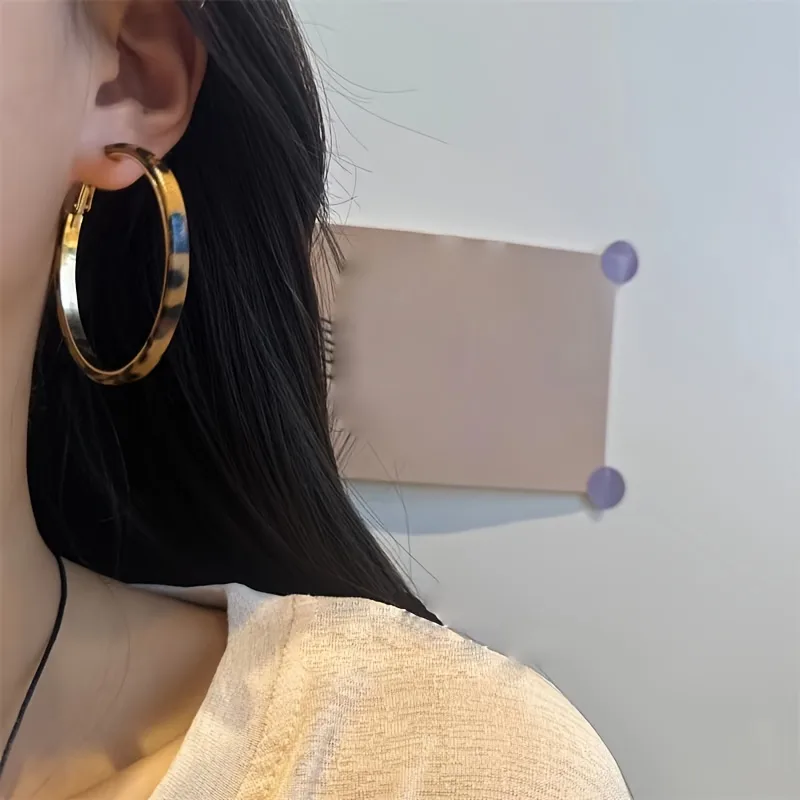 1 Pair Vintage Style Simple Style Leopard Pu Leather Iron Earrings display picture 3