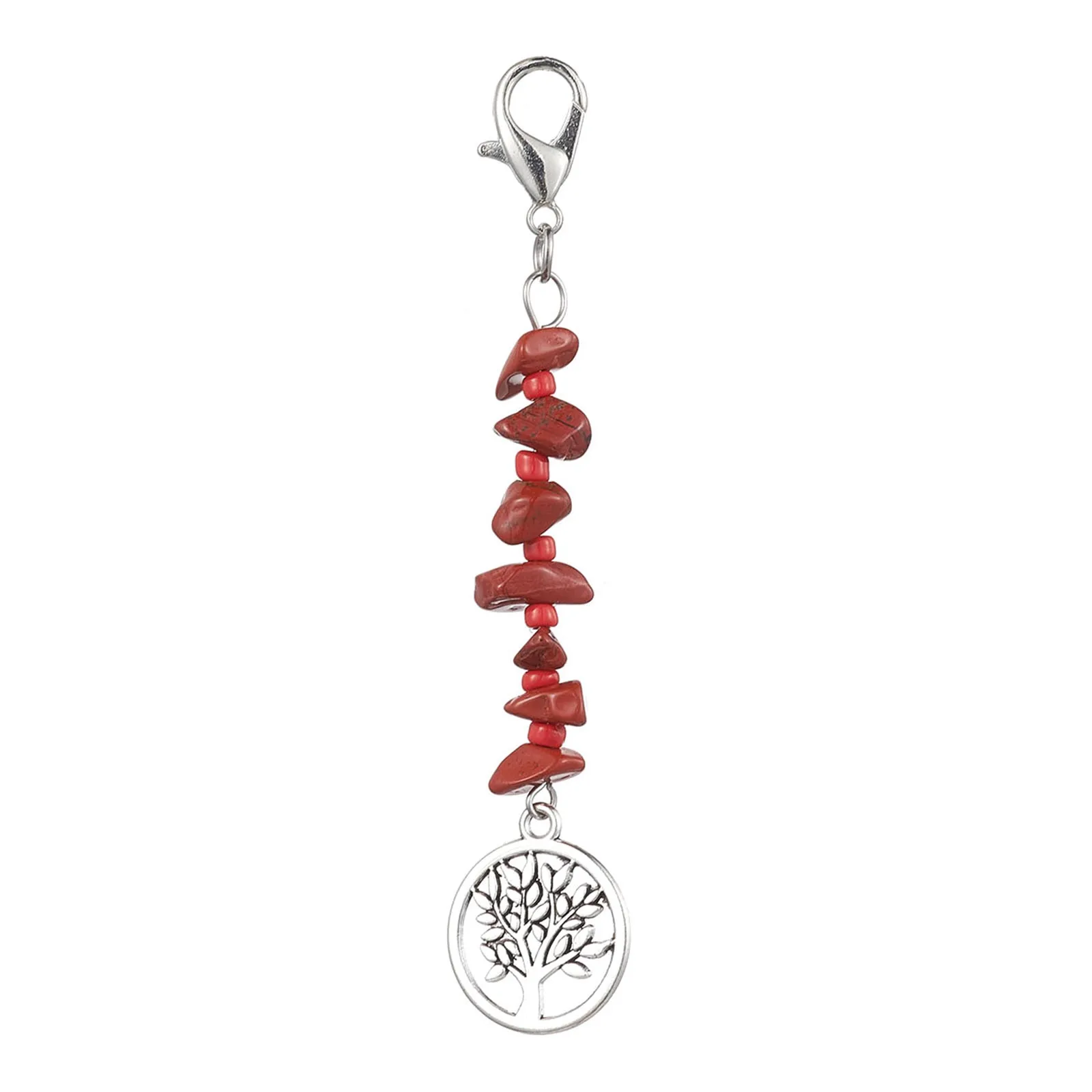 Vintage Style Rock Commute Life Tree Alloy Stone Bag Pendant display picture 1