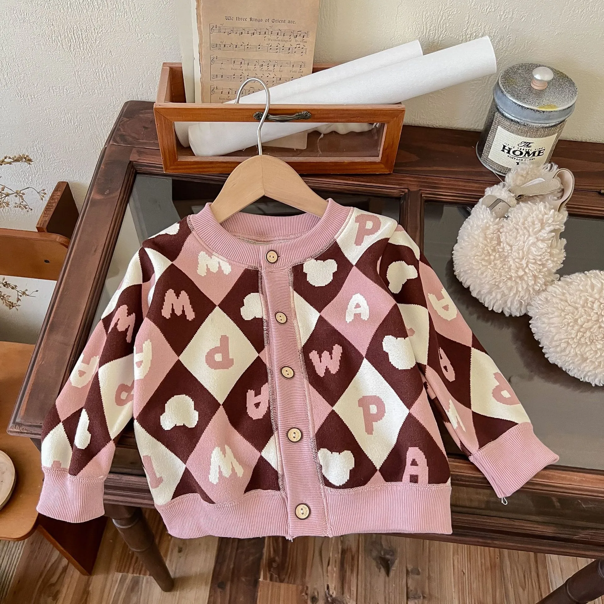 Autumn And Winter New Children's  Knitted Coat Boys And Girls Baby Warm Cardigan Thickened Outer Coat display picture 10
