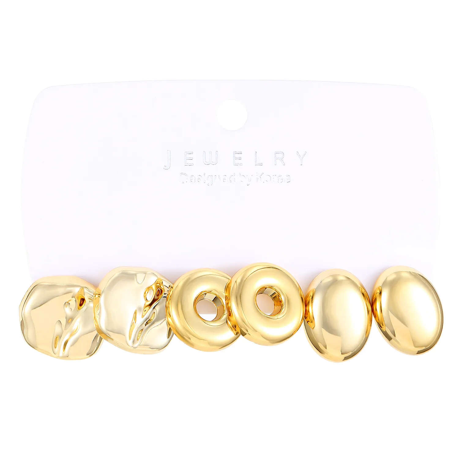 1 Set Elegant Lady Simple Style Geometric Quadrilateral Plating CCB Earrings display picture 7