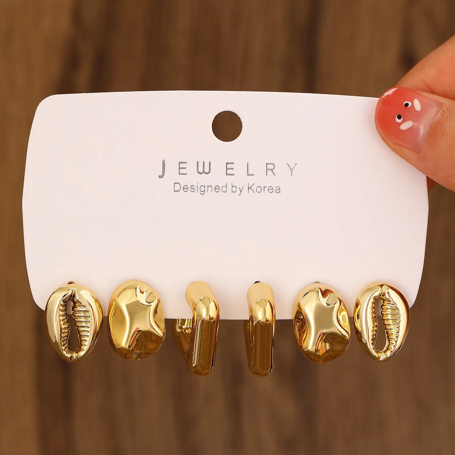 1 Set Elegant Lady Simple Style Geometric Quadrilateral Plating CCB Earrings display picture 6