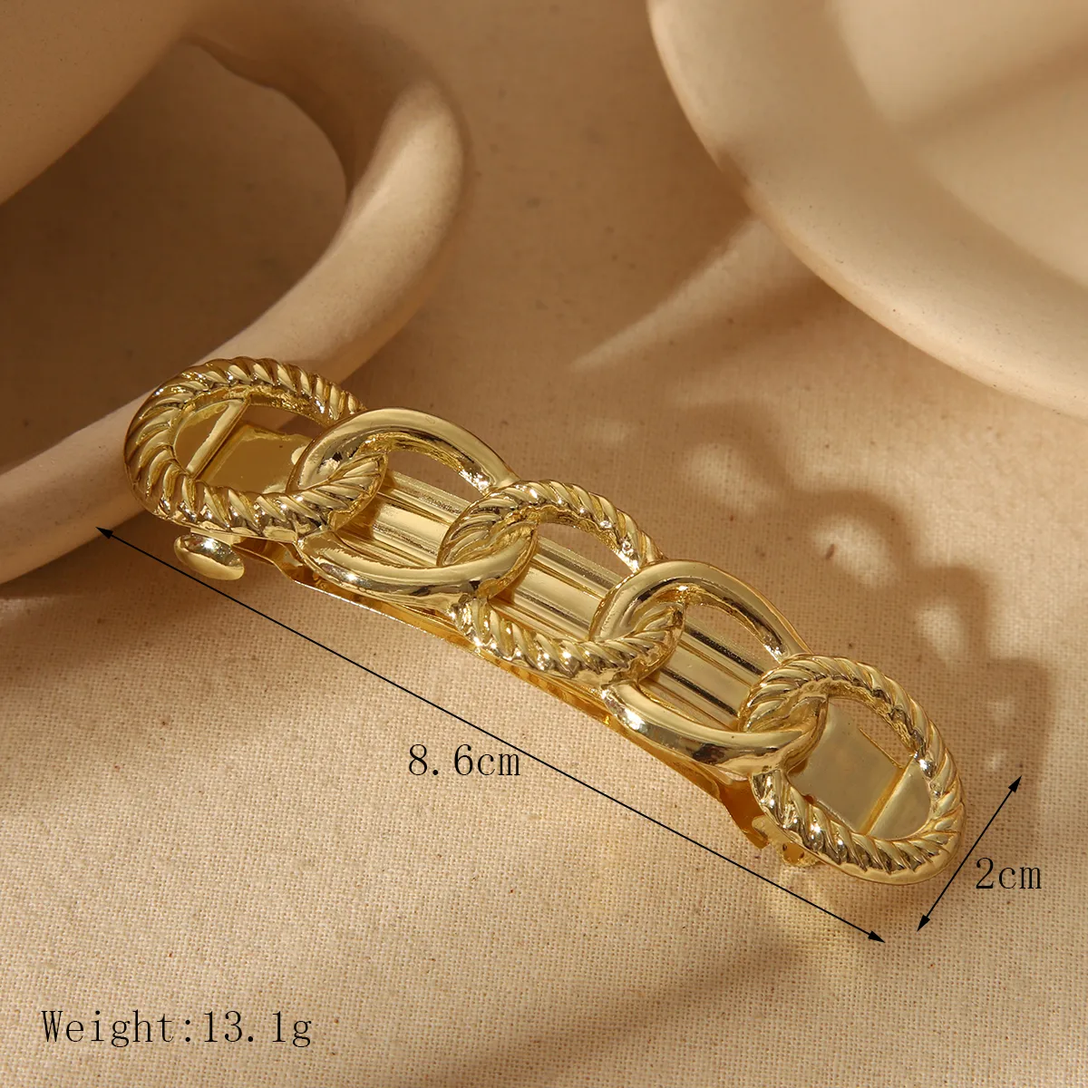 Women's Cute Basic Solid Color Alloy Hair Clip display picture 25