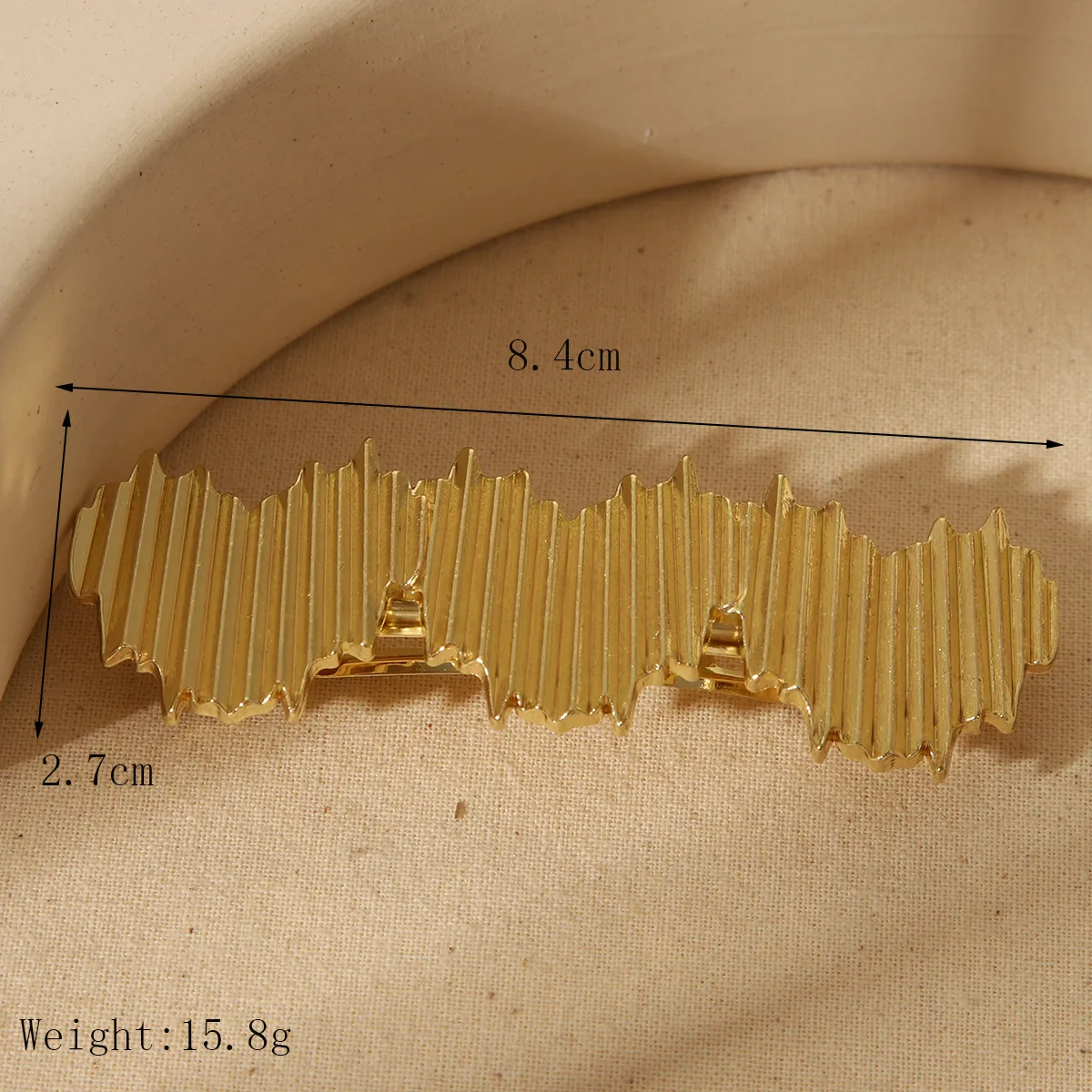 Women's Cute Basic Solid Color Alloy Hair Clip display picture 14