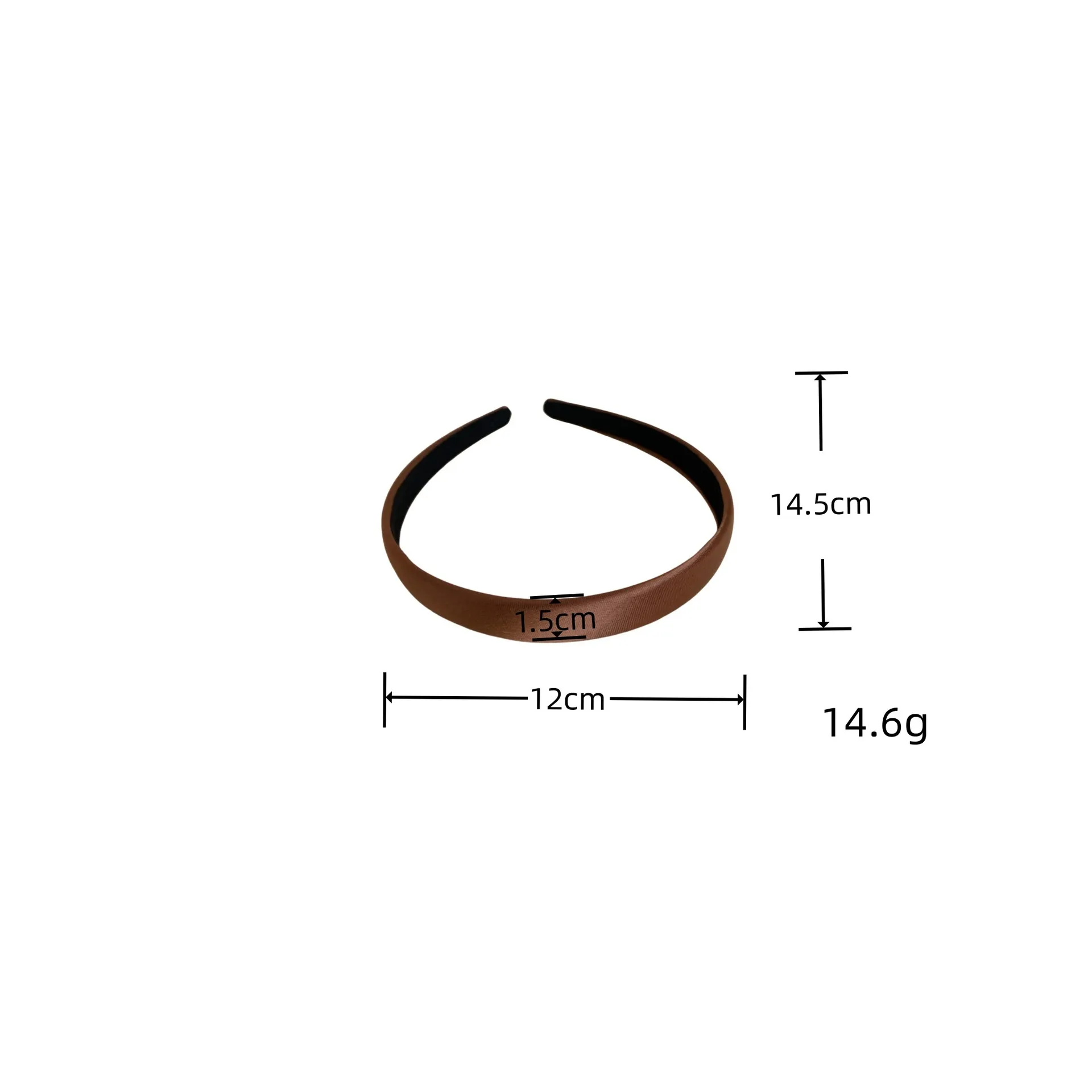 Women's Retro French Style Solid Color Satin Hair Band display picture 2