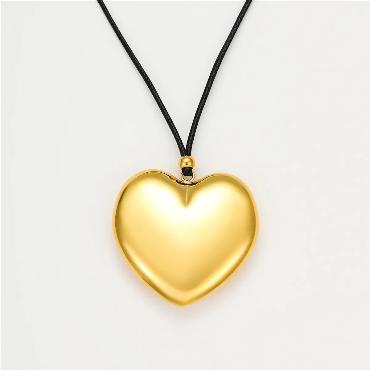 Lady Heart Shape 304 Stainless Steel Rope Wholesale Pendant Necklace display picture 6