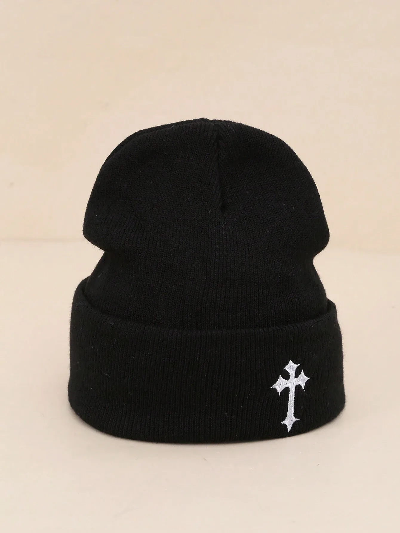 Unisex Simple Style Cross Eaveless Beanie Hat display picture 2