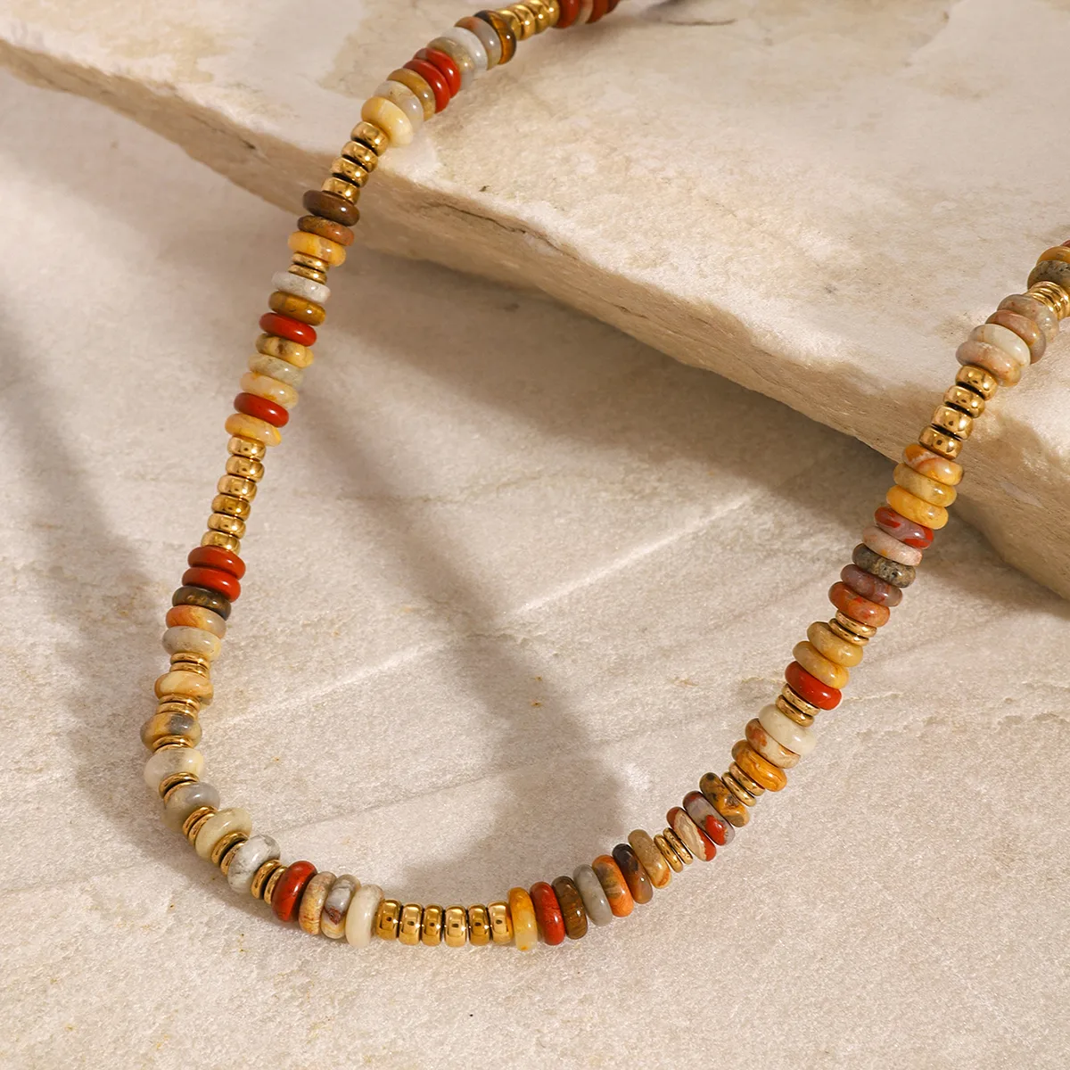 Simple Style Classic Style Geometric 304 Stainless Steel Artificial Crystal Wholesale Necklace display picture 11