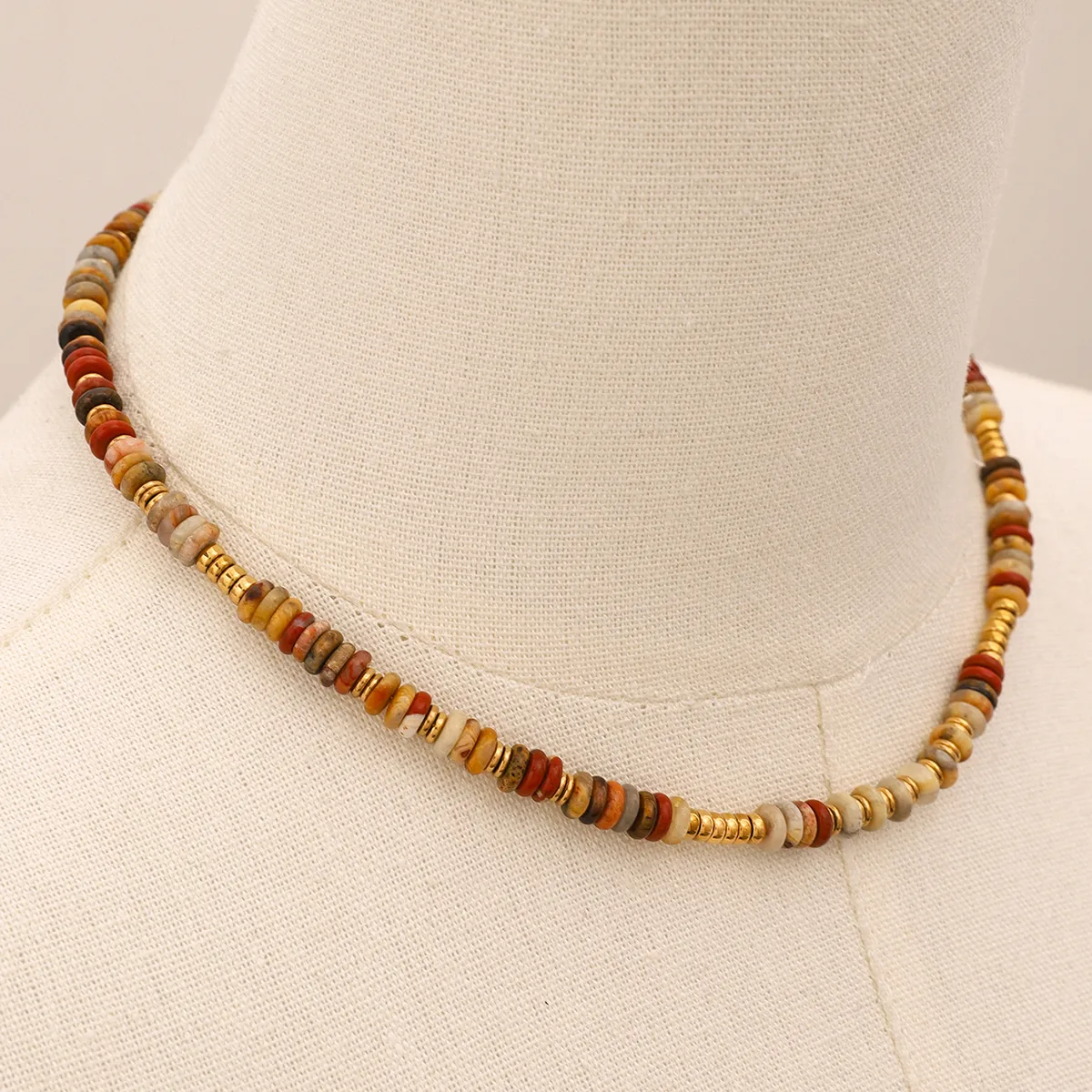 Simple Style Classic Style Geometric 304 Stainless Steel Artificial Crystal Wholesale Necklace display picture 10