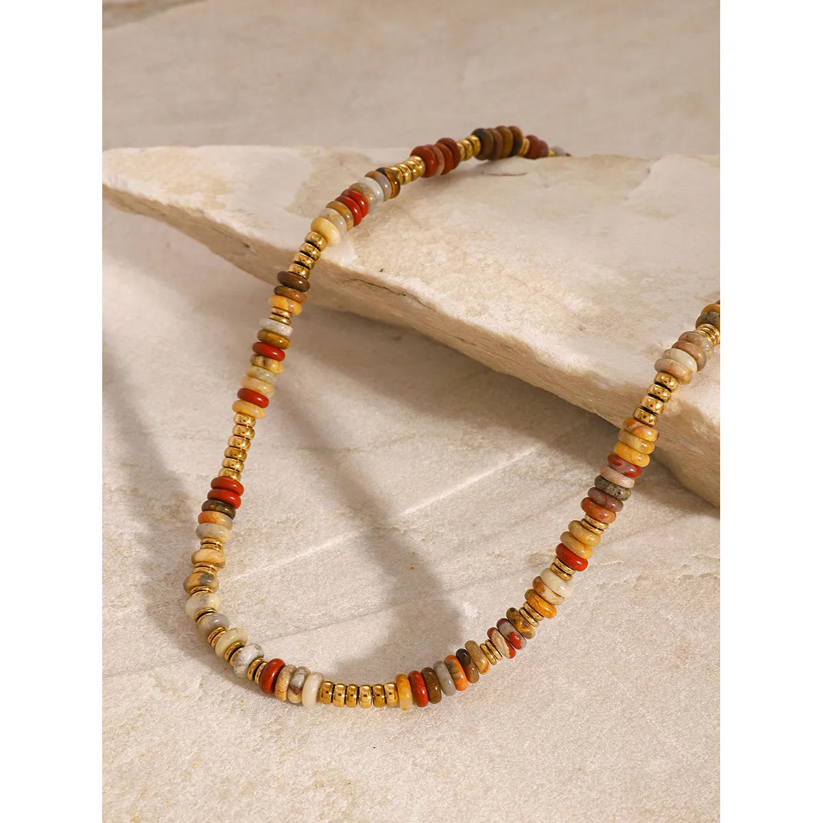 Simple Style Classic Style Geometric 304 Stainless Steel Artificial Crystal Wholesale Necklace display picture 16