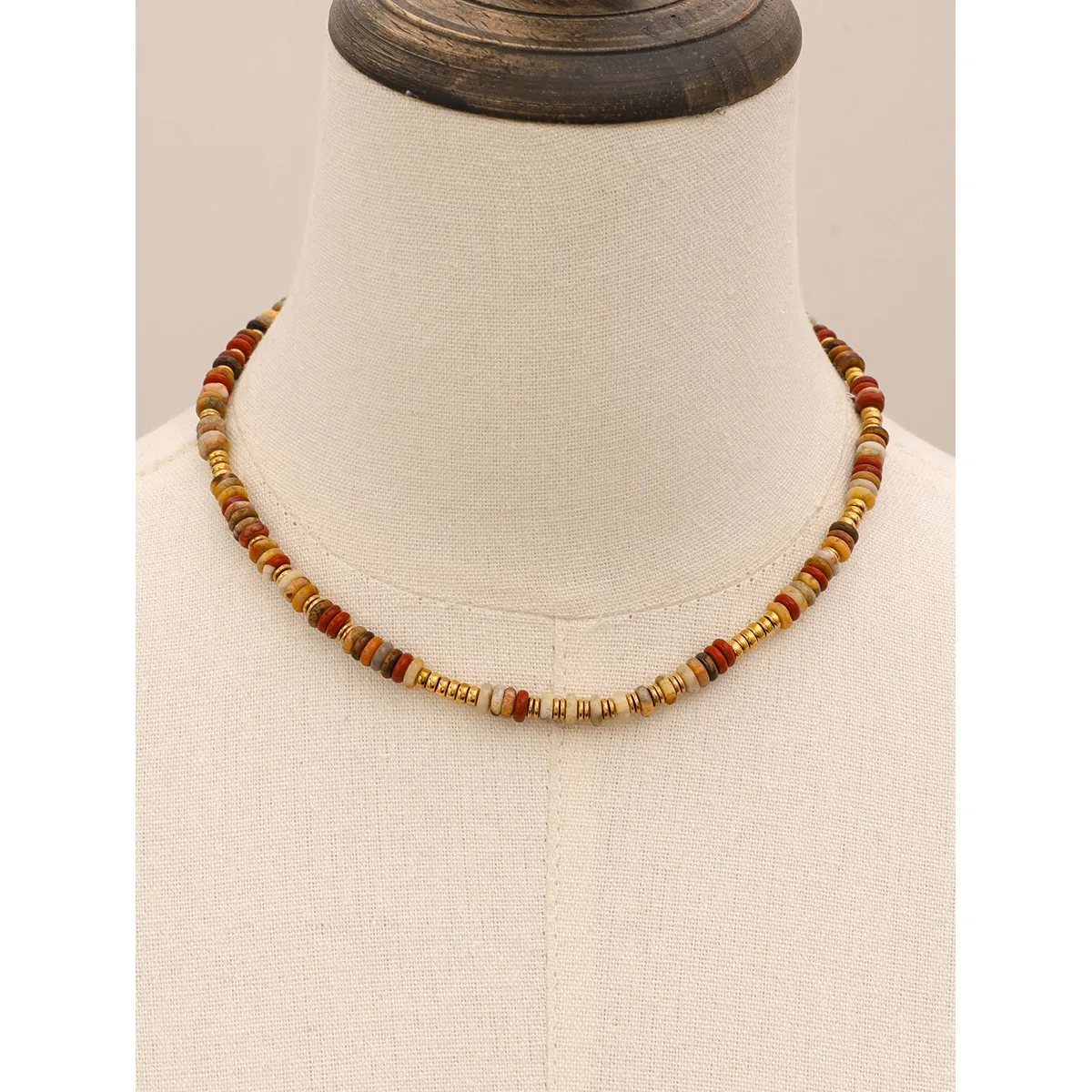 Simple Style Classic Style Geometric 304 Stainless Steel Artificial Crystal Wholesale Necklace display picture 13