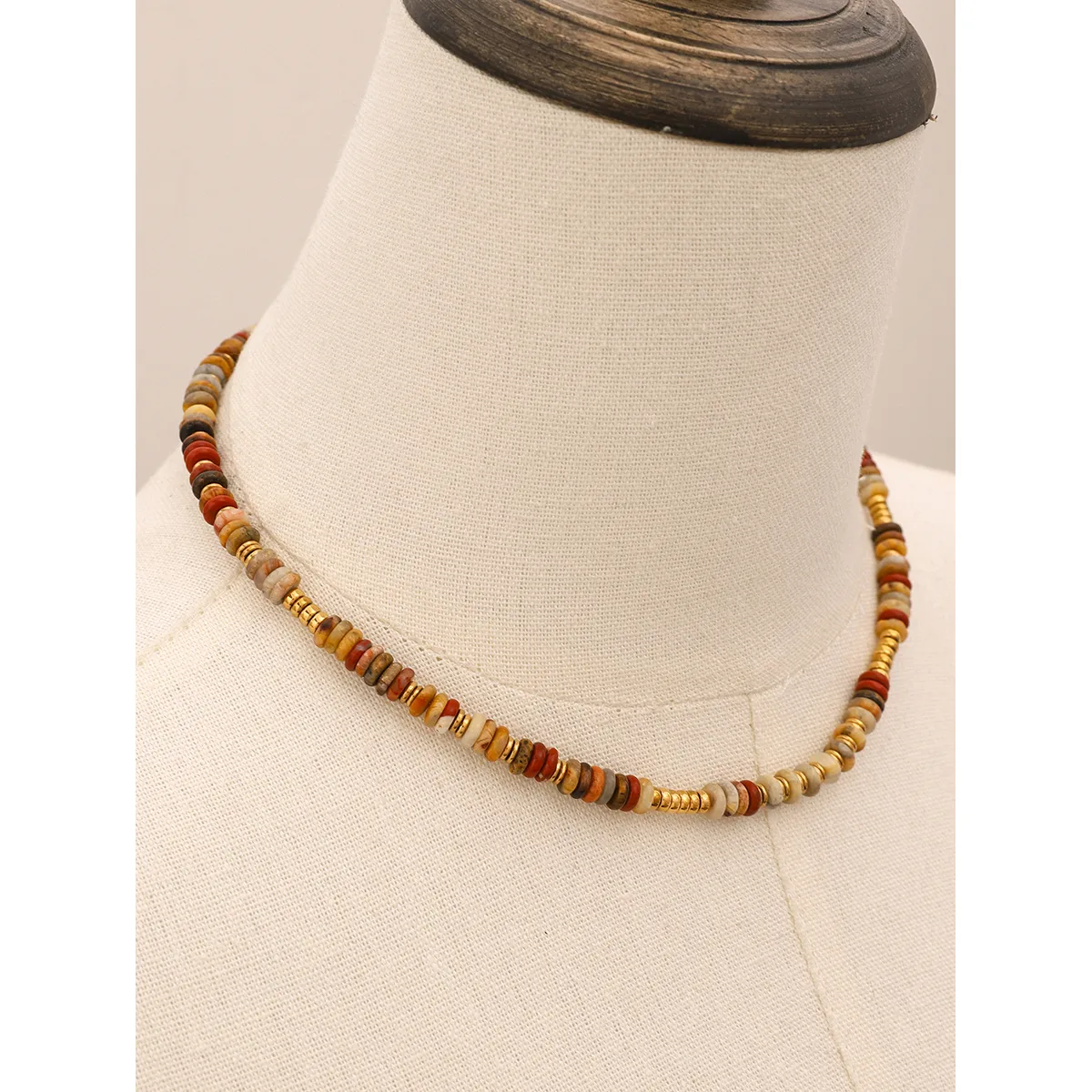 Simple Style Classic Style Geometric 304 Stainless Steel Artificial Crystal Wholesale Necklace display picture 18