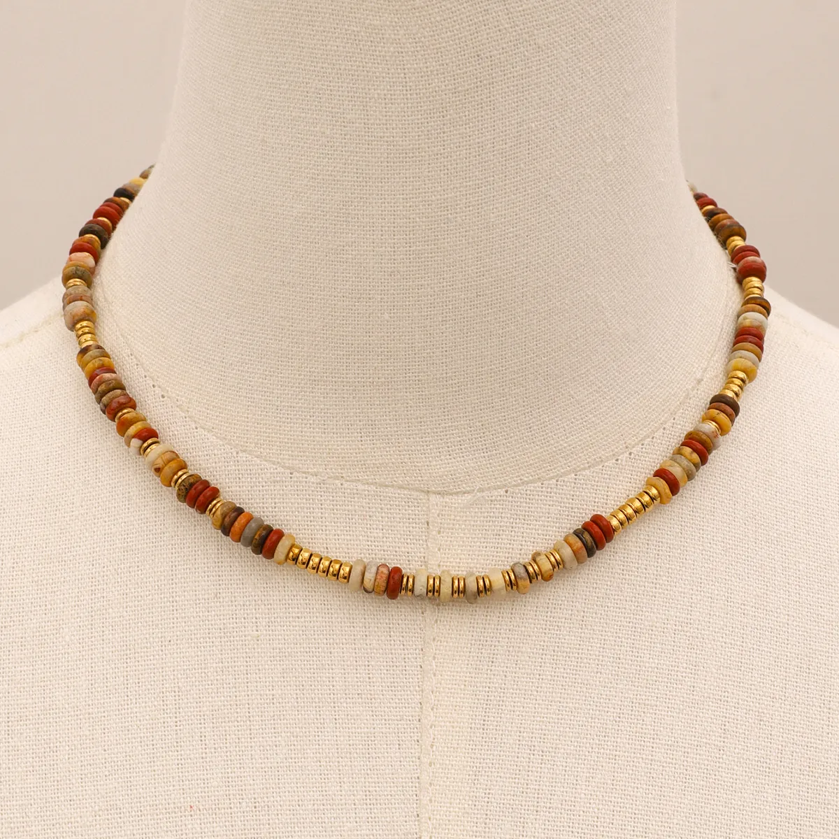 Simple Style Classic Style Geometric 304 Stainless Steel Artificial Crystal Wholesale Necklace display picture 17
