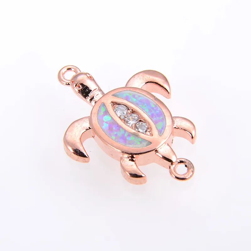 Copper 18K Gold Plated Polishing Plating Inlay Tortoise Opal Zircon Charms Bracelets display picture 20