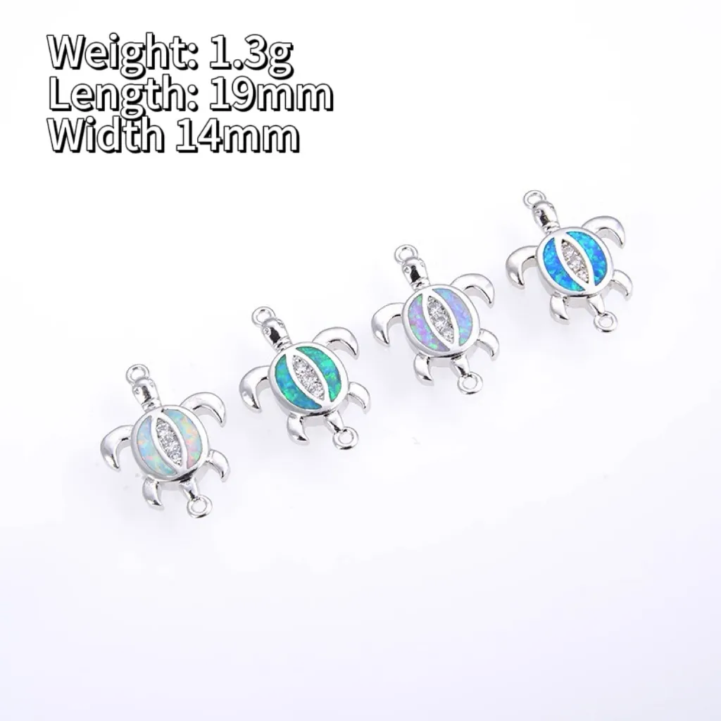 Copper 18K Gold Plated Polishing Plating Inlay Tortoise Opal Zircon Charms Bracelets display picture 1