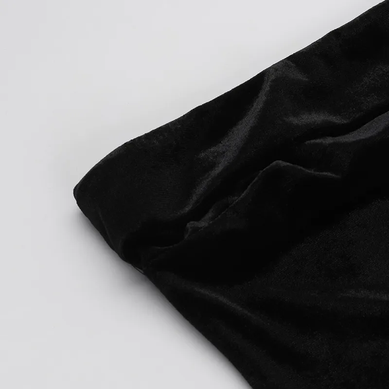 Women's Party Dress Elegant Sexy Strapless Backless 3/4 Length Sleeve Solid Color Maxi Long Dress Banquet Evening Party display picture 23