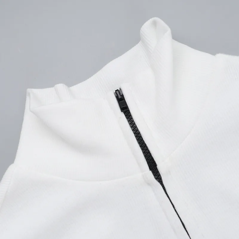 Women's Bodysuits Long Sleeve Bodysuits Zipper Contrast Binding Streetwear Color Block display picture 14