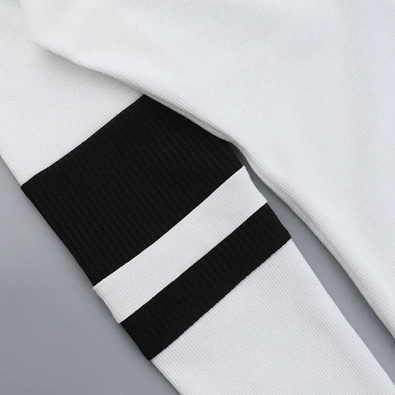 Women's Bodysuits Long Sleeve Bodysuits Zipper Contrast Binding Streetwear Color Block display picture 17