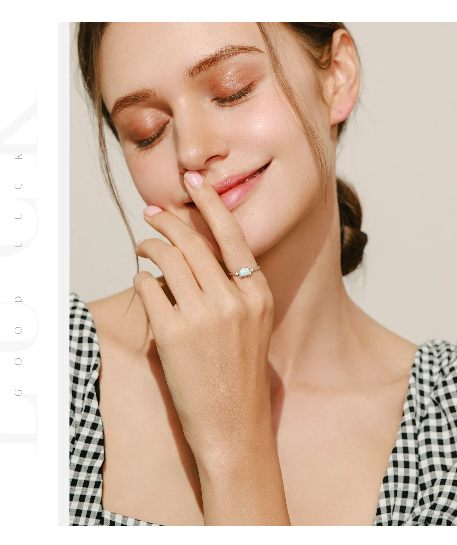 14K Gold Plated Rhodium Plated Sterling Silver Opal Geometric Rings display picture 6