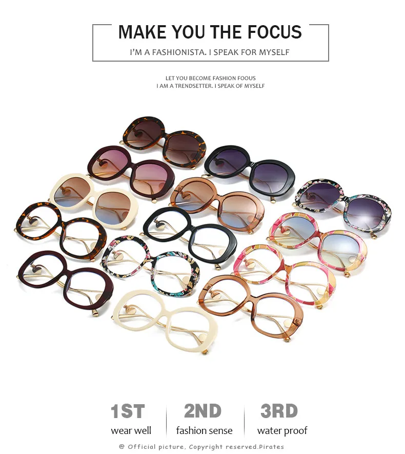 Vacation Classic Style Streetwear Geometric Pc Round Frame Full Frame Glasses display picture 1