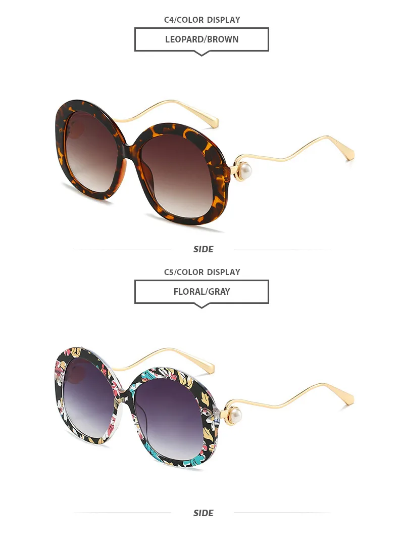 Vacation Classic Style Streetwear Geometric Pc Round Frame Full Frame Glasses display picture 9