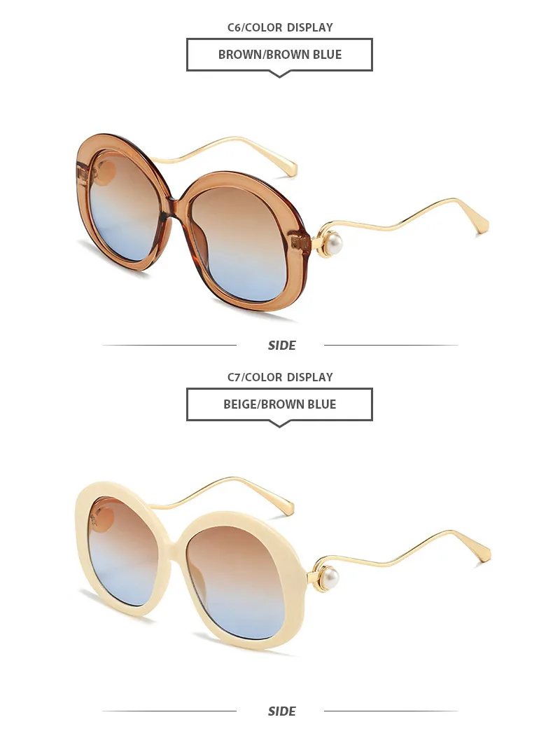 Vacation Classic Style Streetwear Geometric Pc Round Frame Full Frame Glasses display picture 10