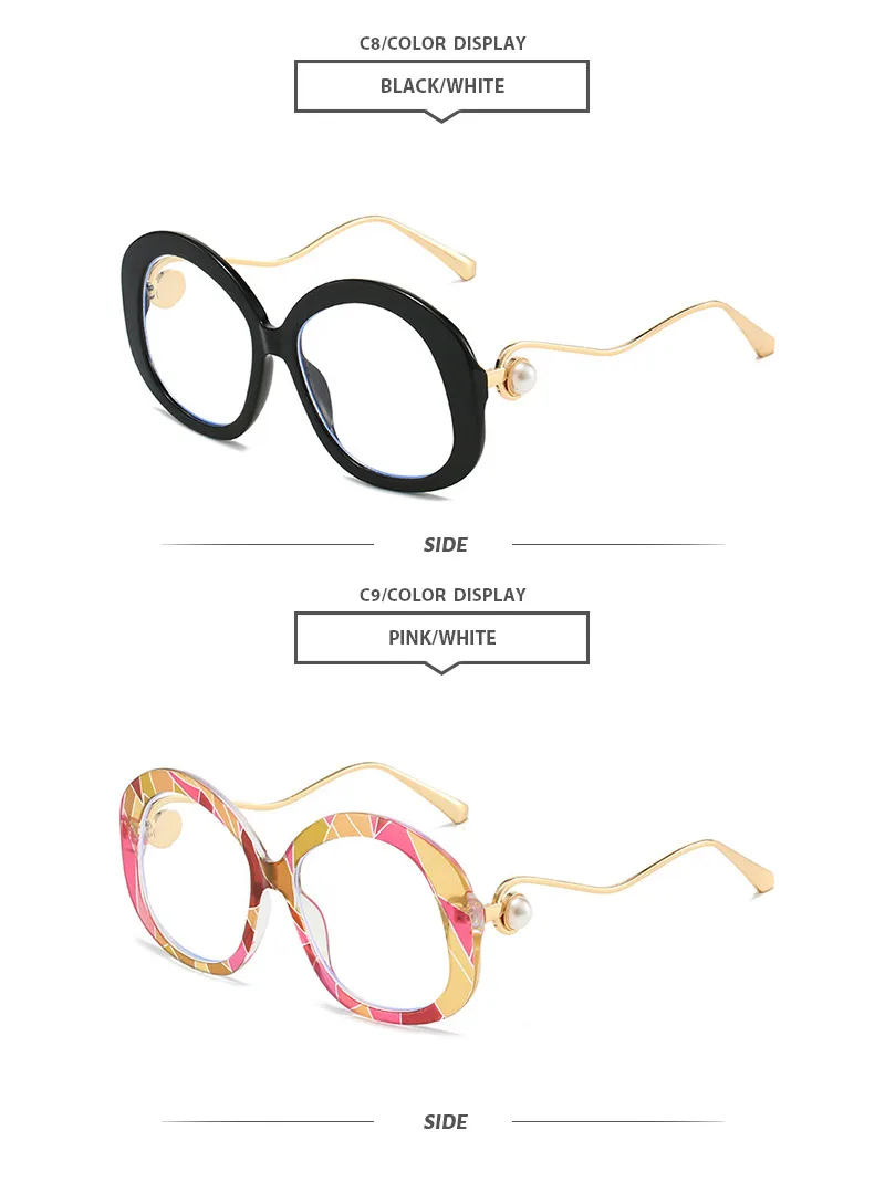 Vacation Classic Style Streetwear Geometric Pc Round Frame Full Frame Glasses display picture 11