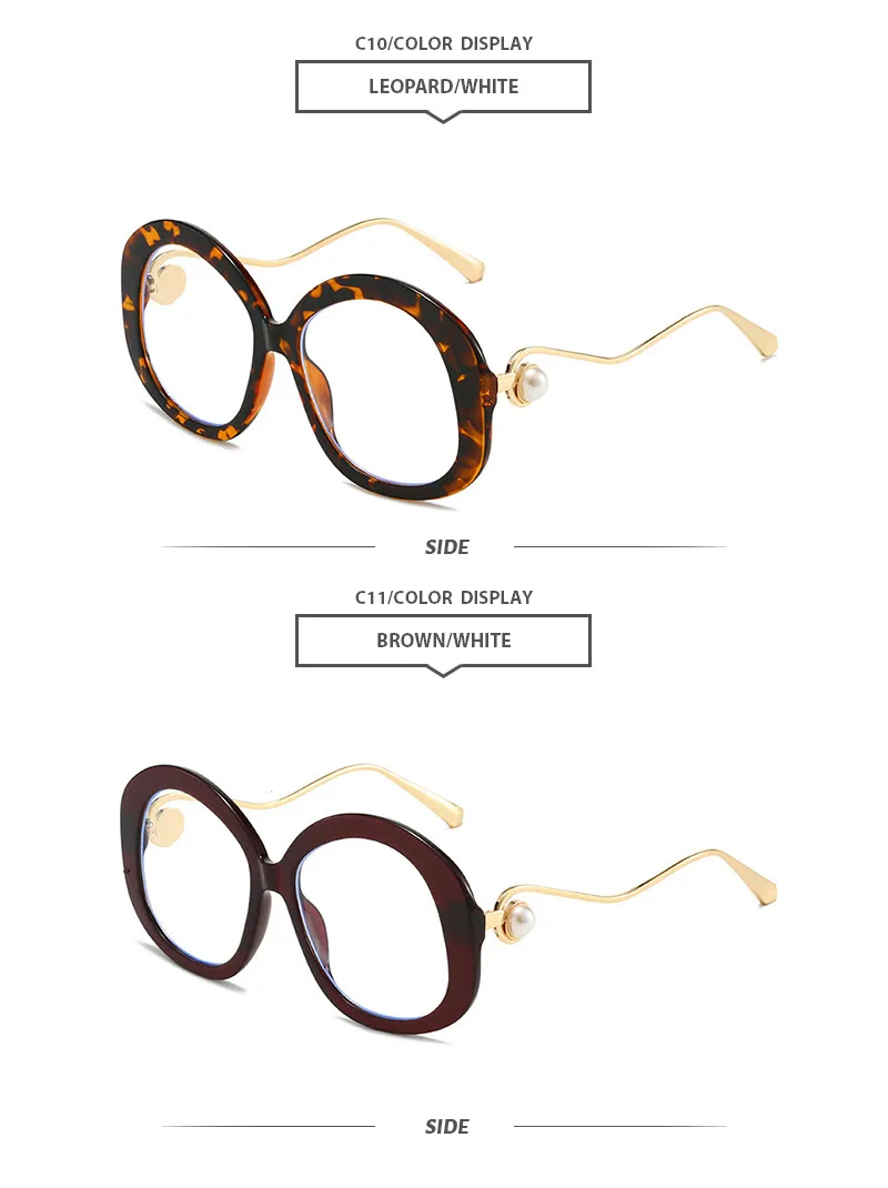 Vacation Classic Style Streetwear Geometric Pc Round Frame Full Frame Glasses display picture 12