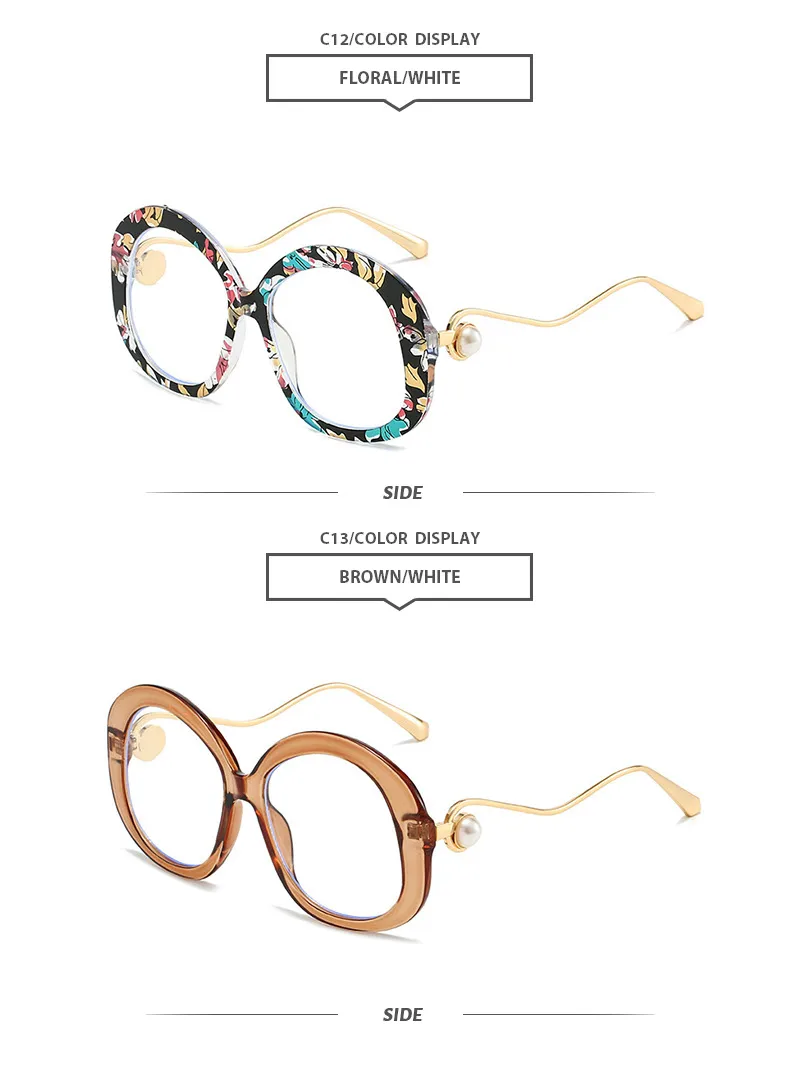 Vacation Classic Style Streetwear Geometric Pc Round Frame Full Frame Glasses display picture 13