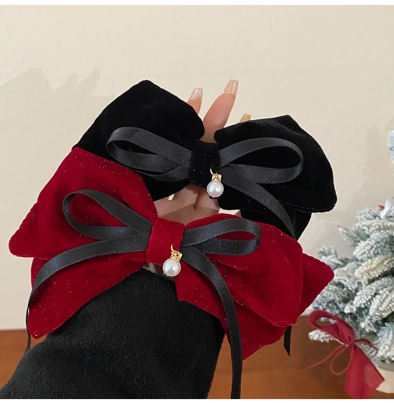 Women's Basic Bow Knot Cloth Hair Clip display picture 2