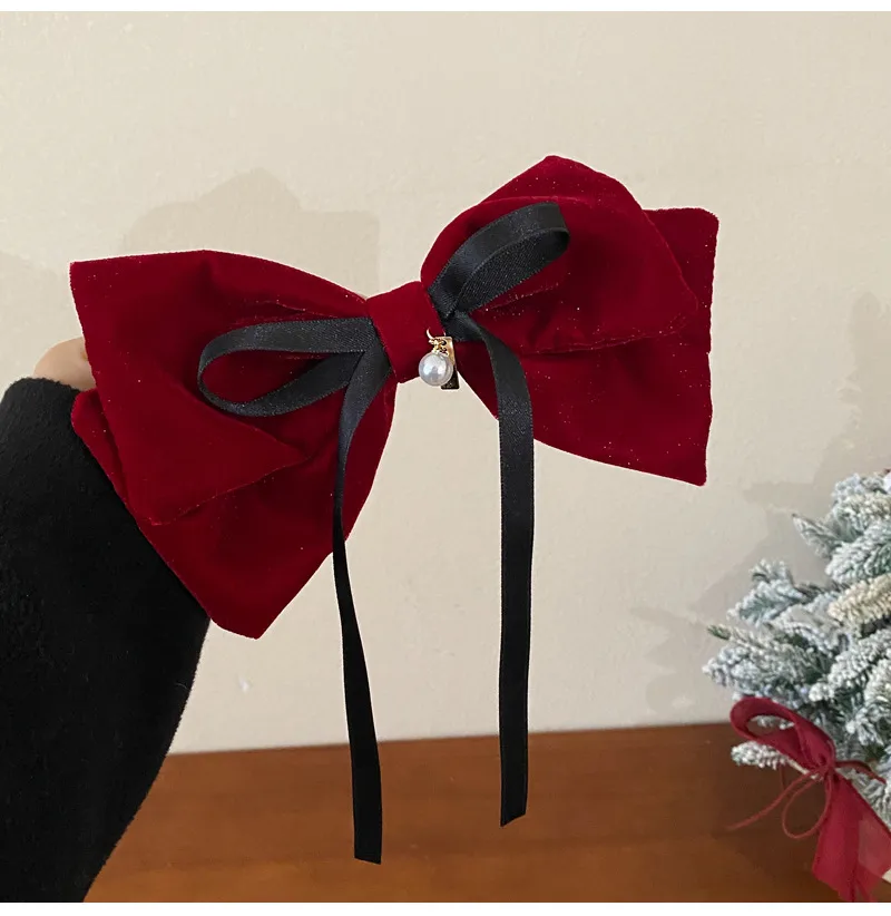 Women's Basic Bow Knot Cloth Hair Clip display picture 6