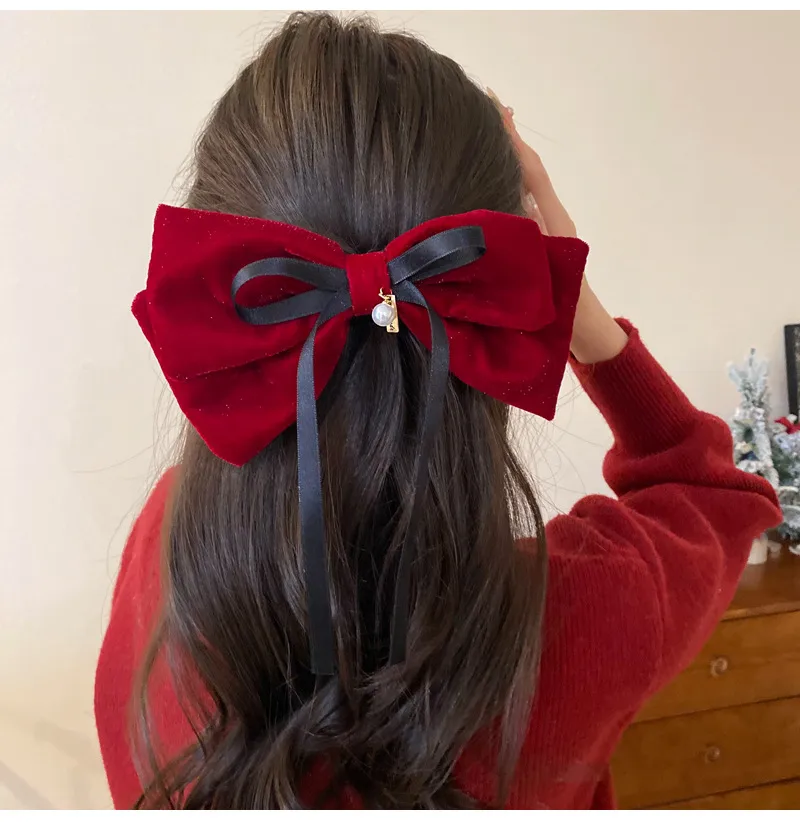 Women's Basic Bow Knot Cloth Hair Clip display picture 7