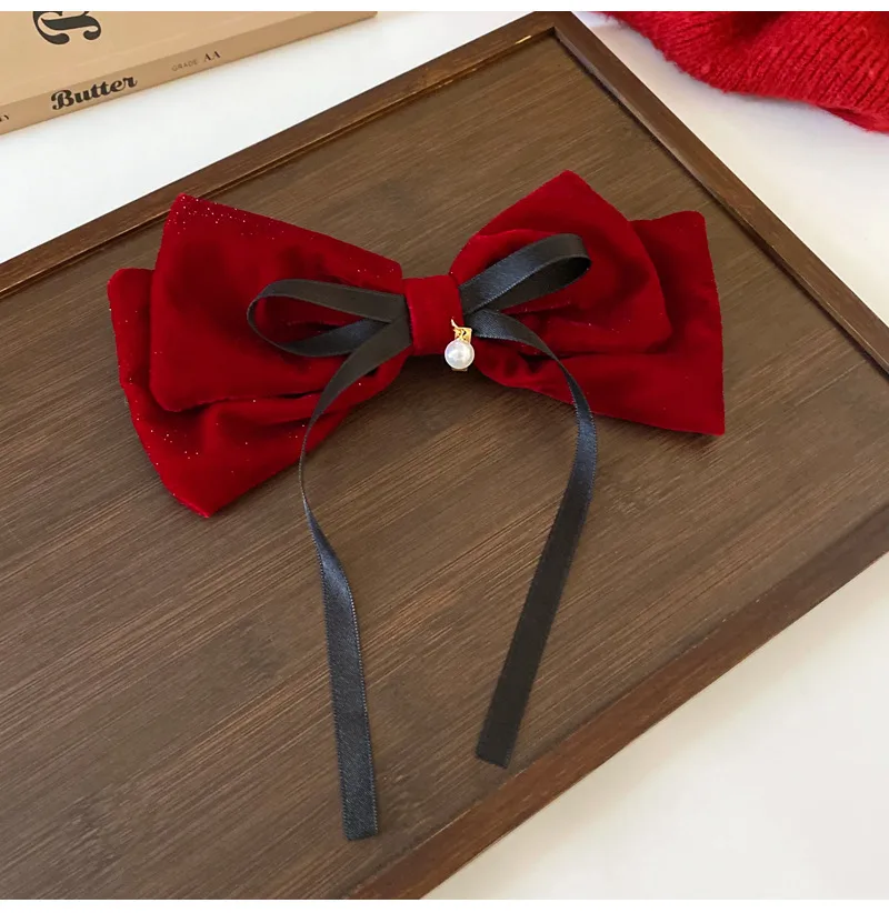 Women's Basic Bow Knot Cloth Hair Clip display picture 10