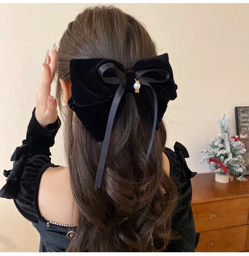 Women's Basic Bow Knot Cloth Hair Clip display picture 11