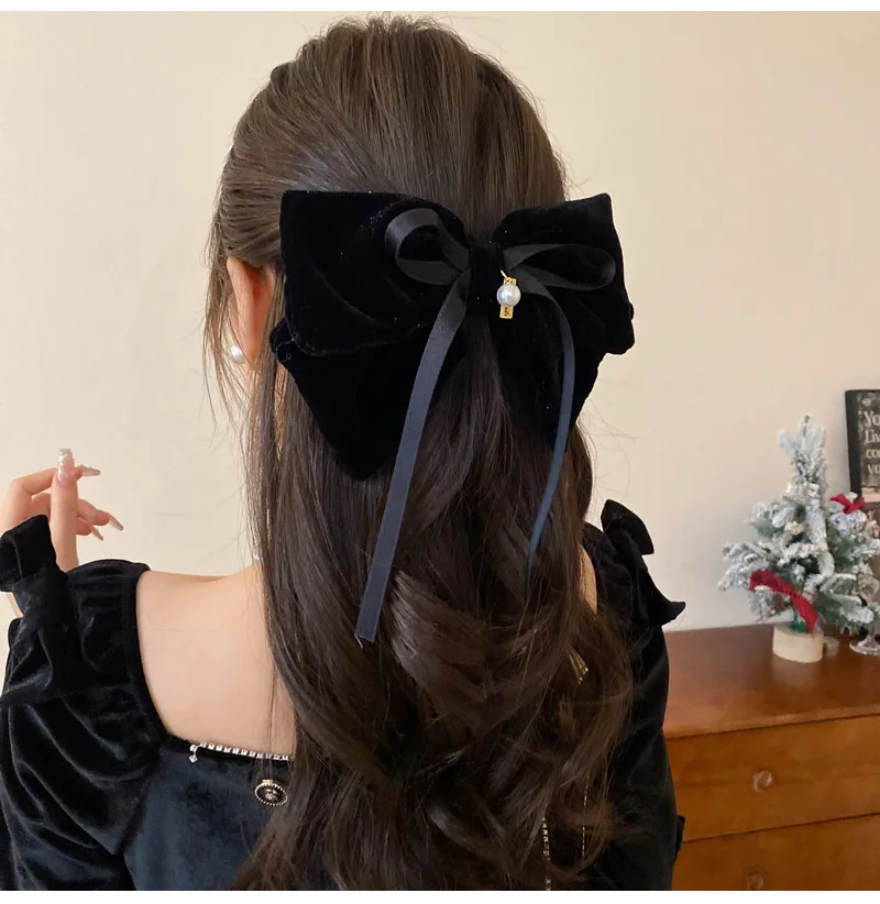 Women's Basic Bow Knot Cloth Hair Clip display picture 13