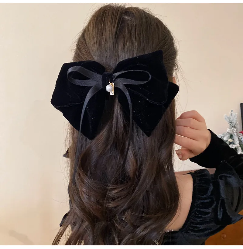 Women's Basic Bow Knot Cloth Hair Clip display picture 14