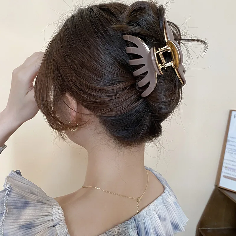 Women's Casual Simple Style Streetwear Geometric Arylic Hair Claws display picture 19
