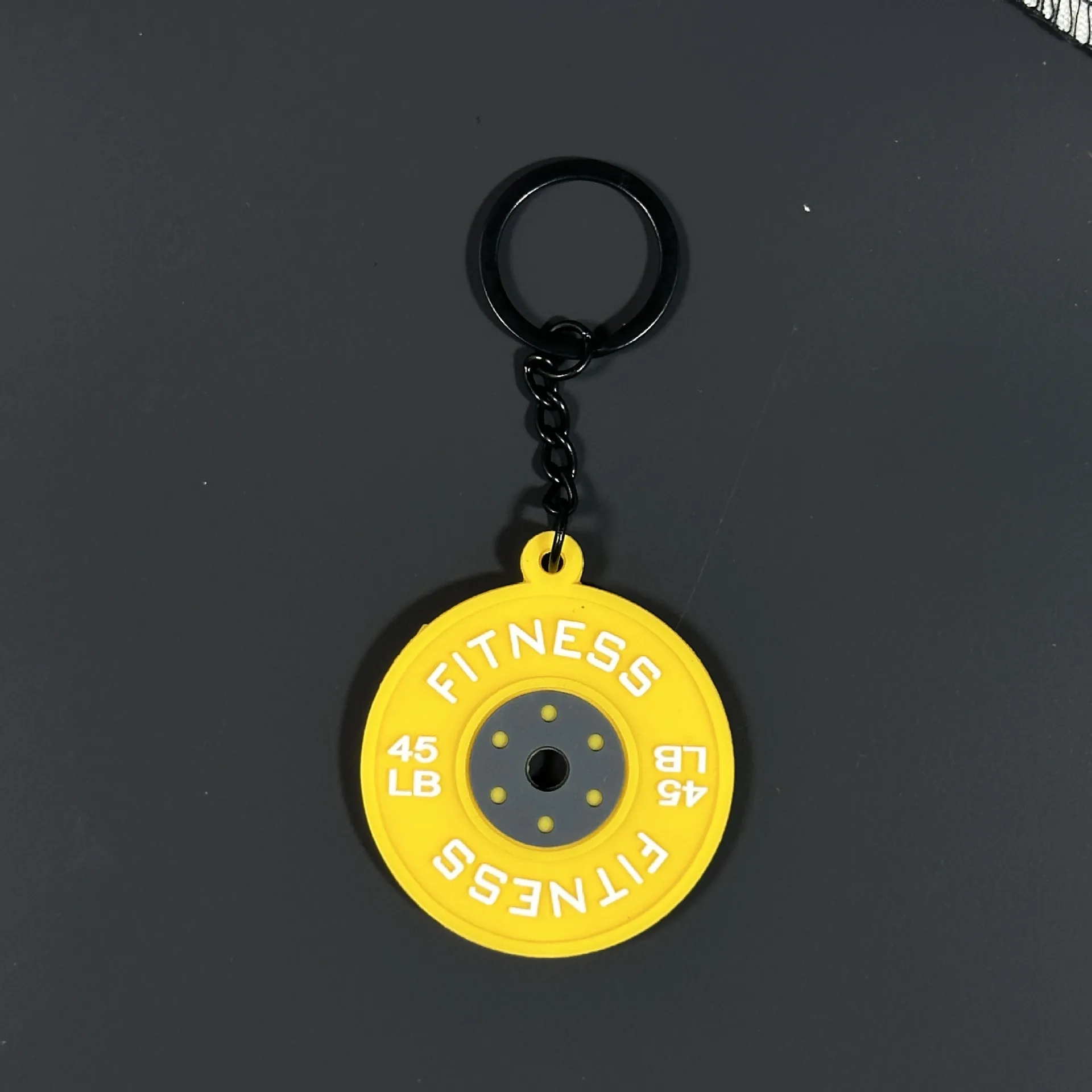 Removable Mini Large Barbell Fitness Series Thickened Keychain High Color Value Miu Bag Pendant Accessories Pendant display picture 20