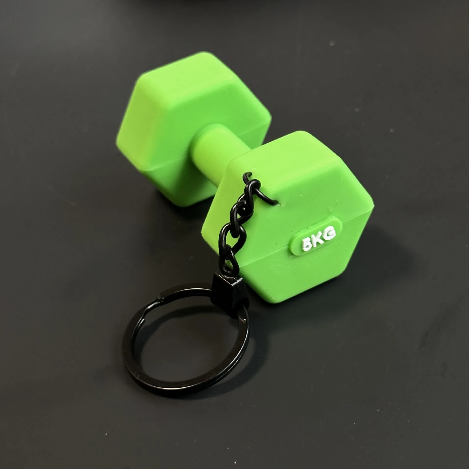 Removable Mini Large Barbell Fitness Series Thickened Keychain High Color Value Miu Bag Pendant Accessories Pendant display picture 29