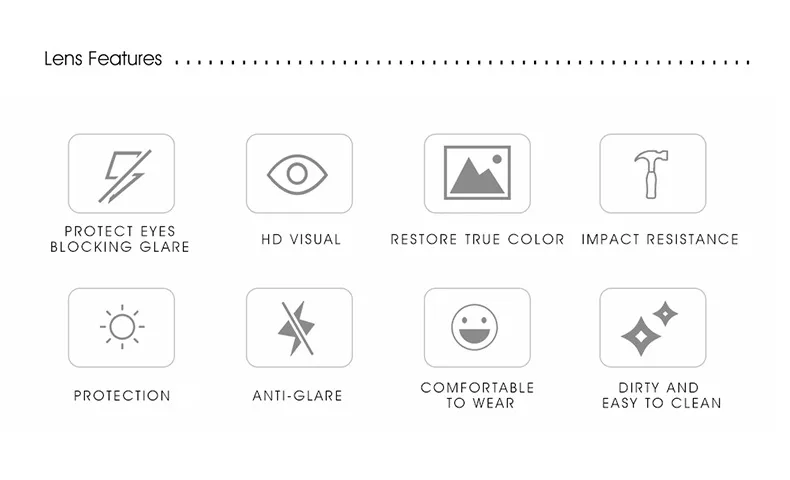 Basic Lady Solid Color PC Square Full Frame Glasses display picture 4