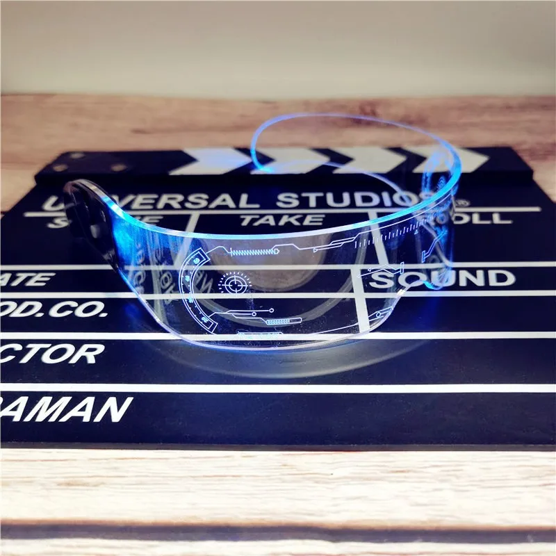 Led Colorful Luminous Glasses Bar Concert Music Festival KTV Performance Sci-fi Colorful Sunglasses Fashion Sunglasses display picture 6